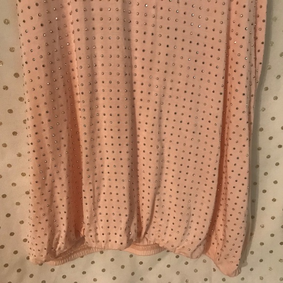 Venus Pink Rhinestone Embellished Tank Top Size M - Picture 4 of 7